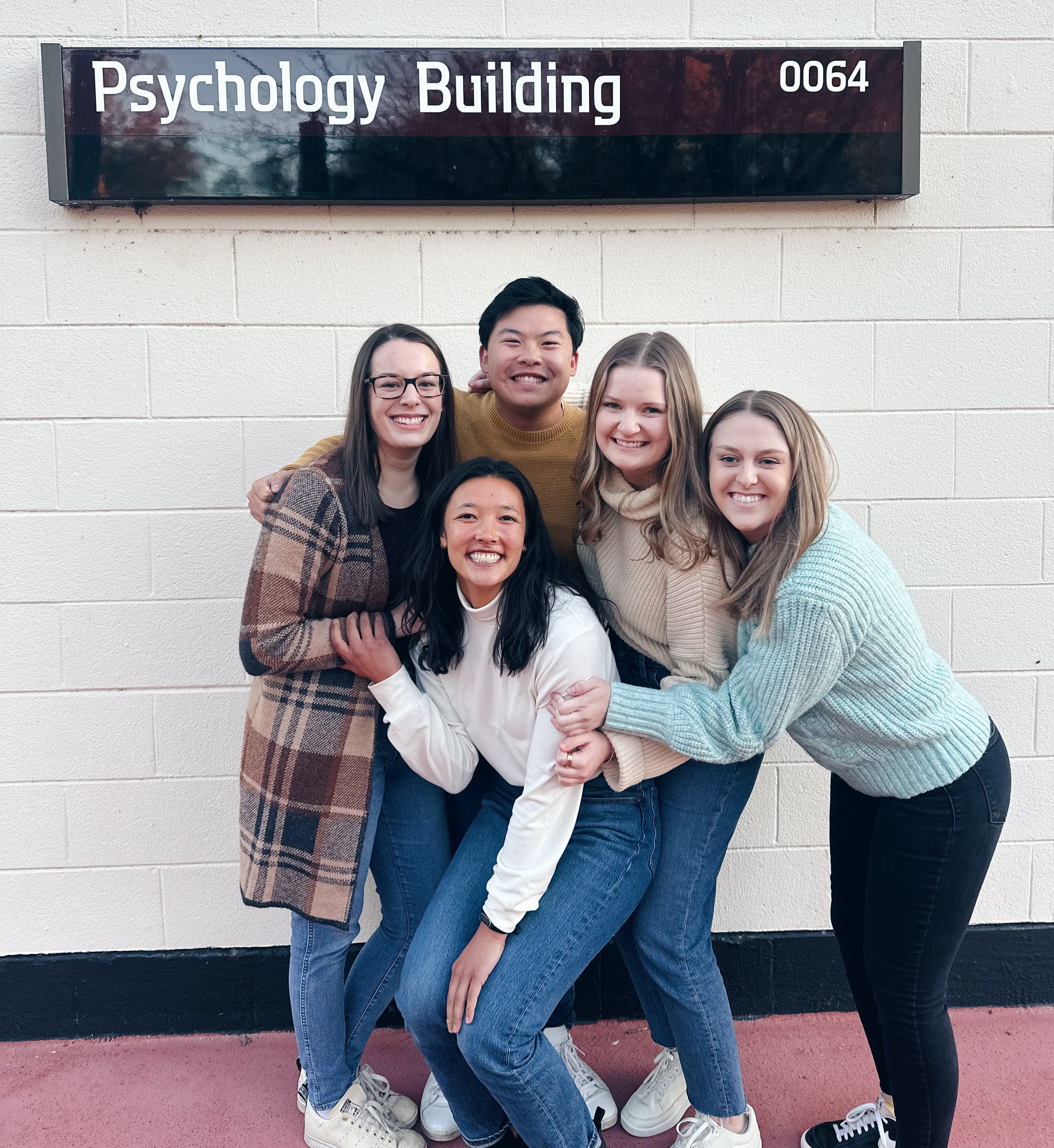 I-O Group in front of Psychology Building