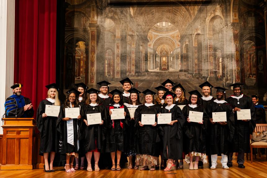 IOMP 2024 Graduates on Stage